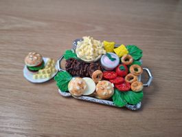 Burger Platte Handgemacht, auch für Maileg