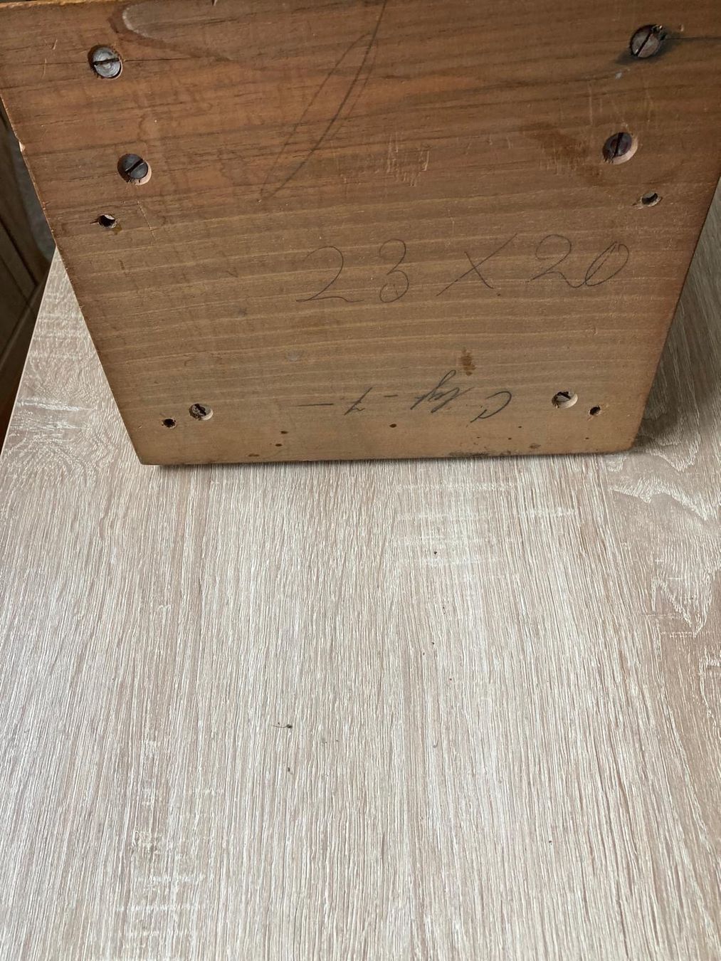 Holzartikel: AntikerNotizzettelkasten aus Holz, Vintage – Gebraucht aus Buttikon SZ von FlohmarktParadies 3