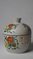 Ancienne boîte porcelaine Chine, marque Qianlong