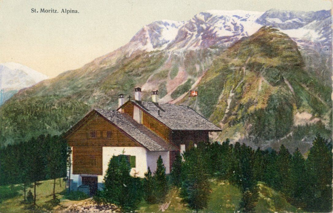 Ansichtskarten: St. Moritz  GR   -    ALPINA – Gebraucht aus Brig von Valcards54