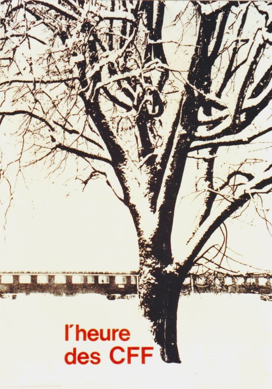 Foto & Immagini: L' HEURE DES CFF / HIVER 1965 - Affiche originale – Usato da Blonay venduto da postercollection