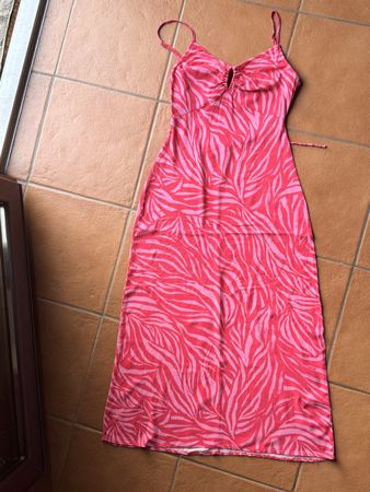 Abito lungo H&M fantasia zebra taglia XS