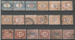 18 Timbres Anciens ( Italie )