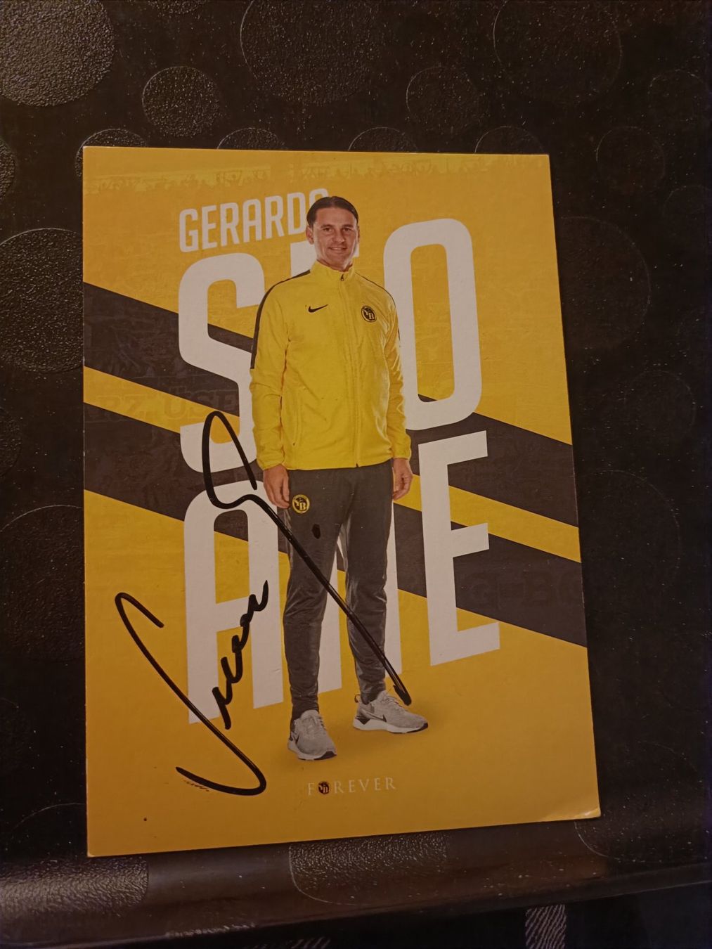 Autogramme: Gerrardo Seoane - handsignierte Autogrammkarte YB – Gebraucht aus Menziken von Artographs