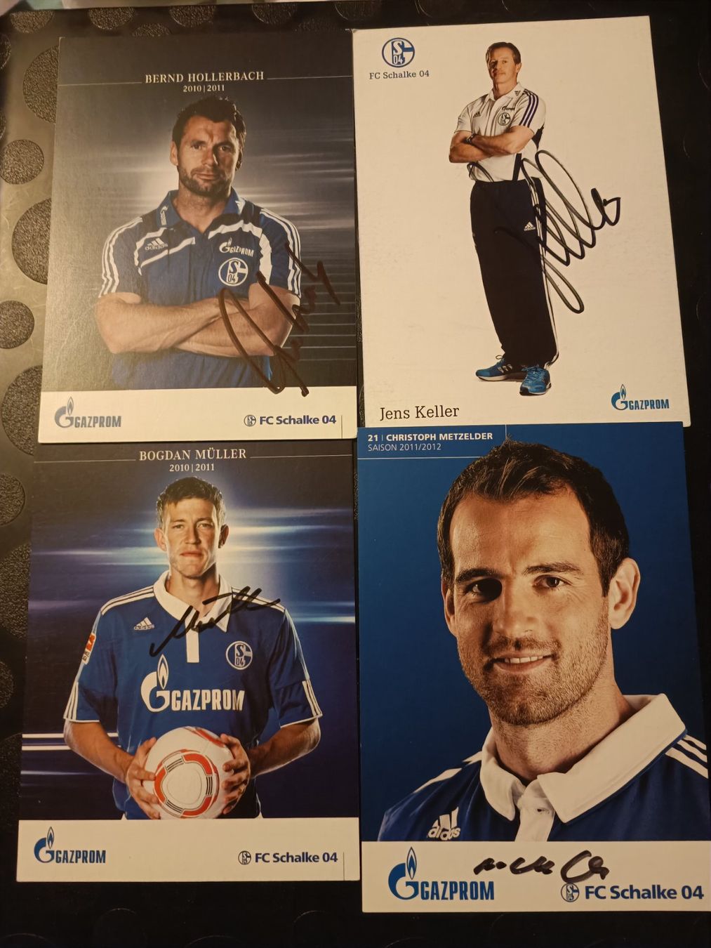 Autografi: FC Schalke - 4x handsigniert – Usato da Menziken venduto da Artographs