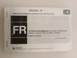 Parkbewilligungen/ Frühschichtbewilligungen
