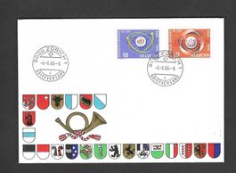 CH FDC Satz 1966