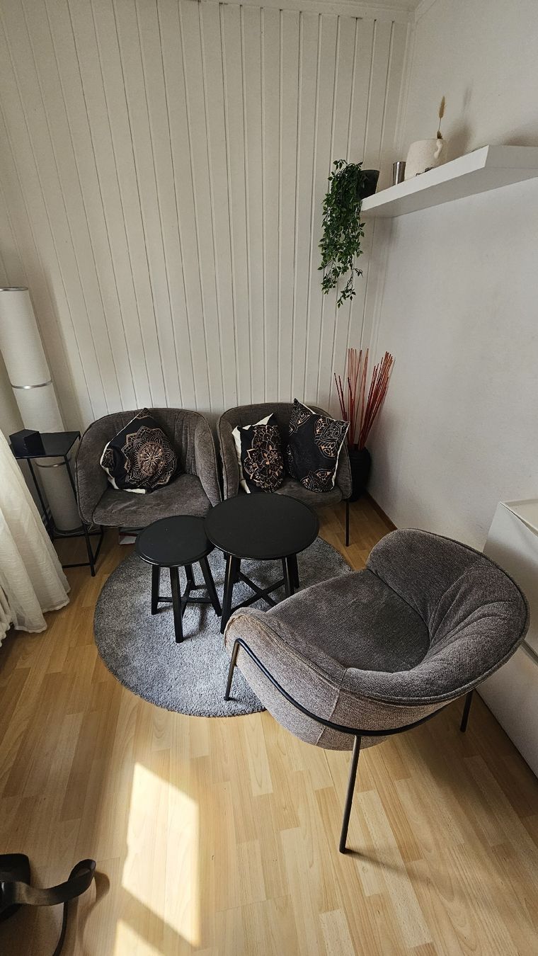 Poltrone: 3x moderner Lounge-Sessel grau – einzeln oder als Set – Usato da St. Gallen venduto da Deatinspace 2