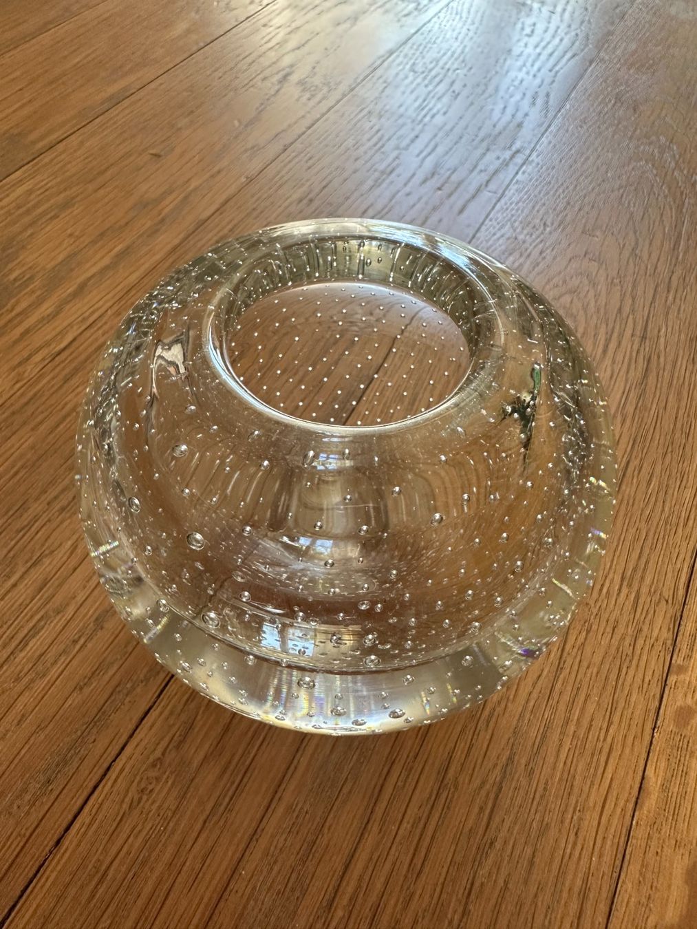 Portacandele: Kerzenständer aus Glas – Usato da Luzern venduto da Johannas-flohmarkt