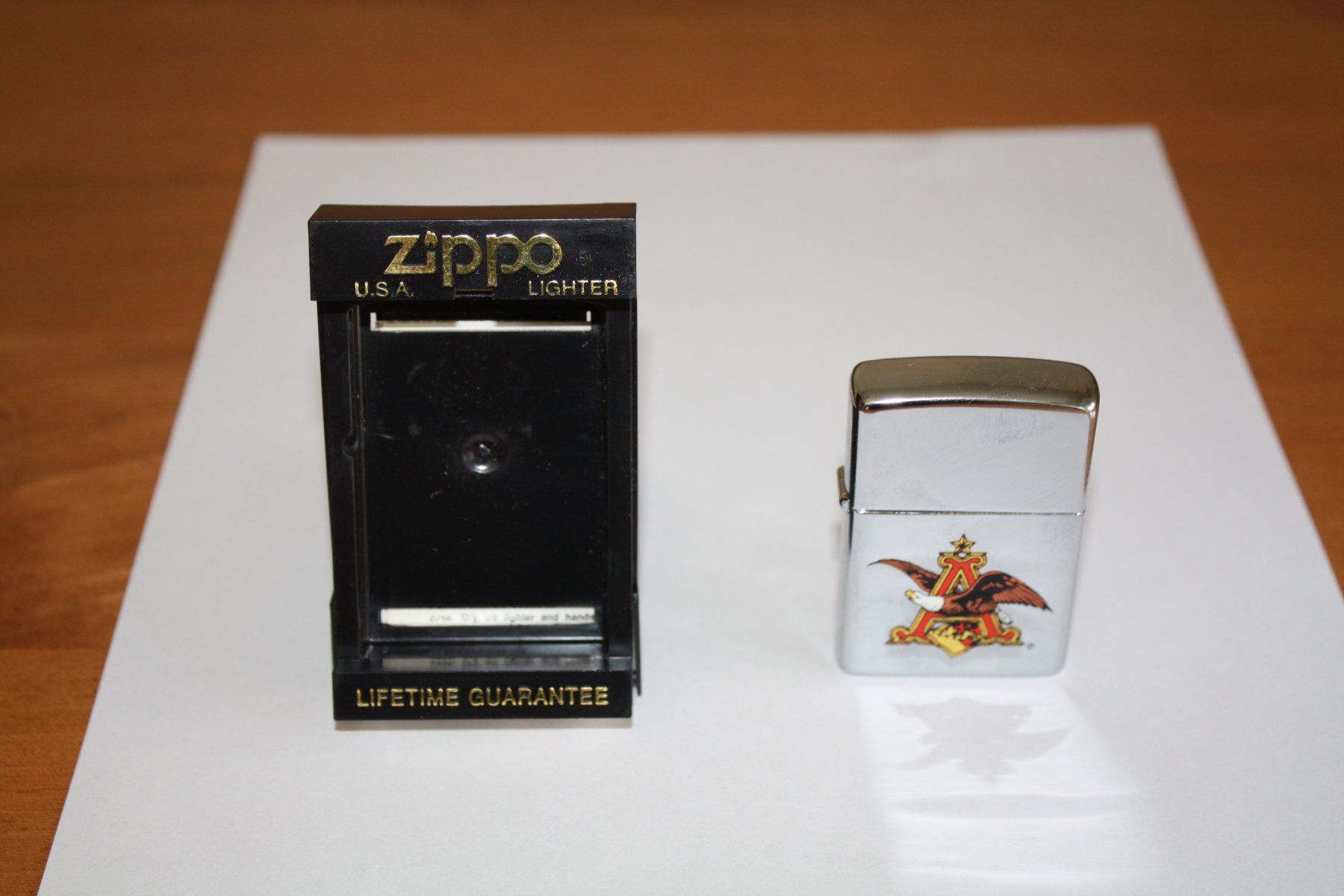 Zippo Feuerzeuge: Zippo Feuerzeug Anheuser Busch Budweiser – Neu (gemäss Beschreibung) aus Gattikon von astra24 1
