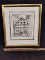 Litho von R.Anheisser, Litho von Solothurn Mauritiusbrunnen