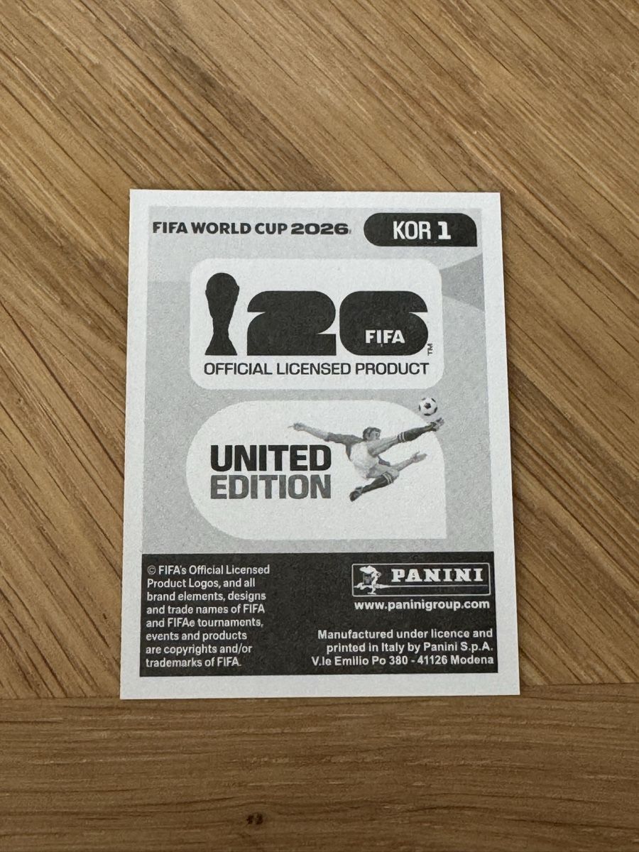 Panini Carte collezionabili: Panini 2026 KOR 1 – Nuovo (secondo la descrizione) da Grand-Lancy venduto da cyr_n5ky 1