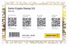 Swiss Crypto Stamp 3.0 Token Berna ab 27.-++