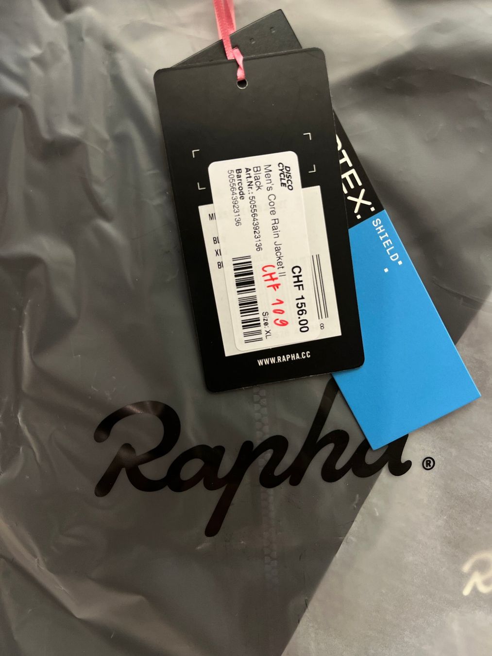 Rapha Giacche: % Rapha - Men's Core Rain Jacket II - Black XL – Nuovo e nell'imballaggio originale da Bern venduto da Disco_Cycle 2