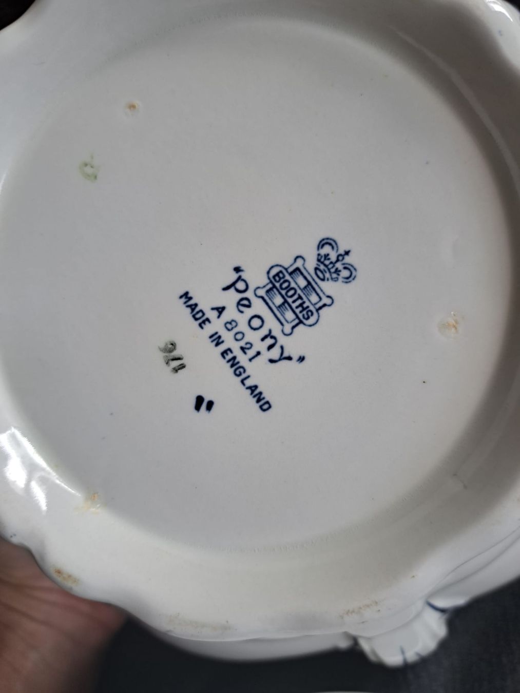 Ciotole: Suppentopf mit Deckel Booths Peony Blue  – Usato da Eschlikon TG venduto da zuzanka80 8