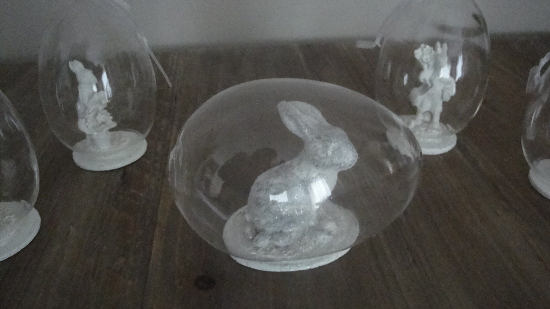 Tutte le decorazioni: 5 x Hase unter Glas Osterhasen – Usato da Erlenbach ZH venduto da Sondeiwendiz 1
