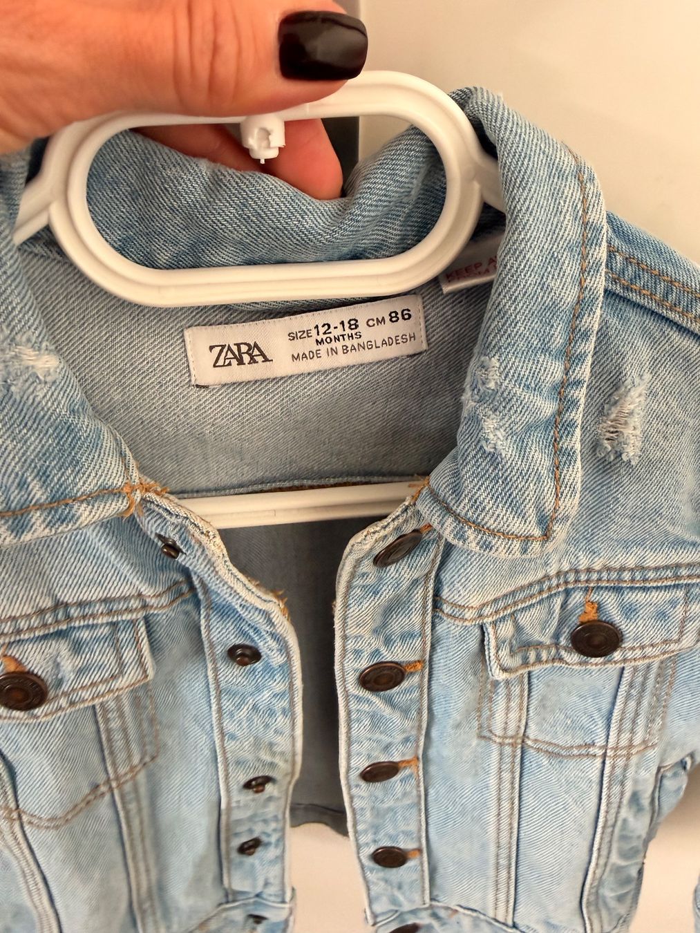 Giacche & Cappotti: Kinder Jeans Jacke Zara 86 – Usato da Beringen venduto da wik_9xdy 1