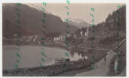 Grosse Original Photographie St.Moritz Bad Engadin um 1880