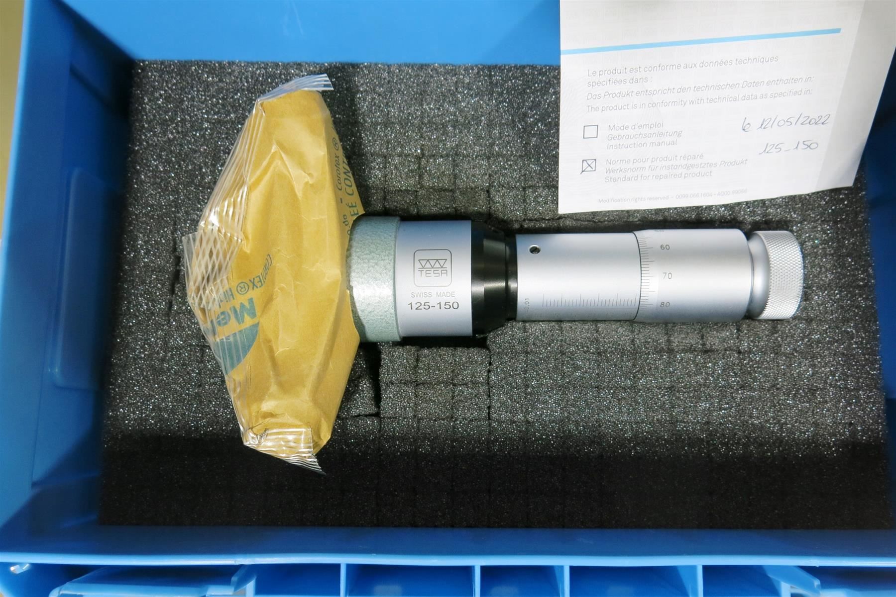 Tesa Misurare: Innenmikrometer 125-150mm Tesa Imicro Re – Nuovo (secondo la descrizione) da Laufenburg venduto da Sirluger 1