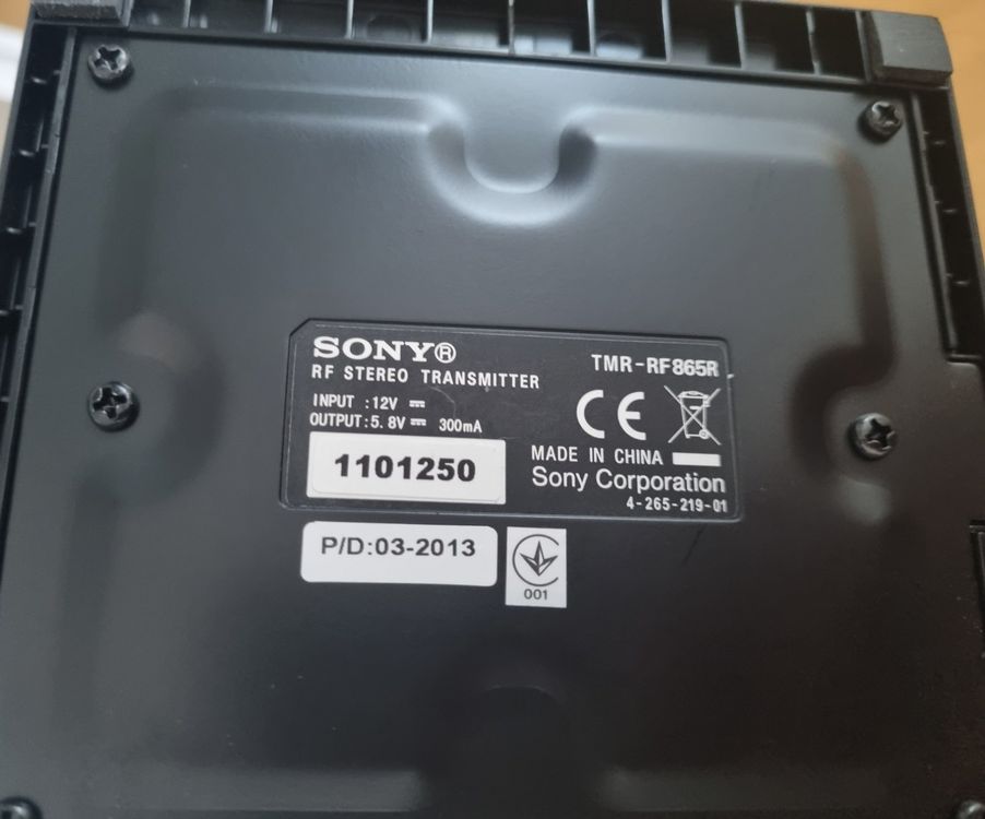 Sony stereo transmitter tmrrf865r Kaufen auf Ricardo