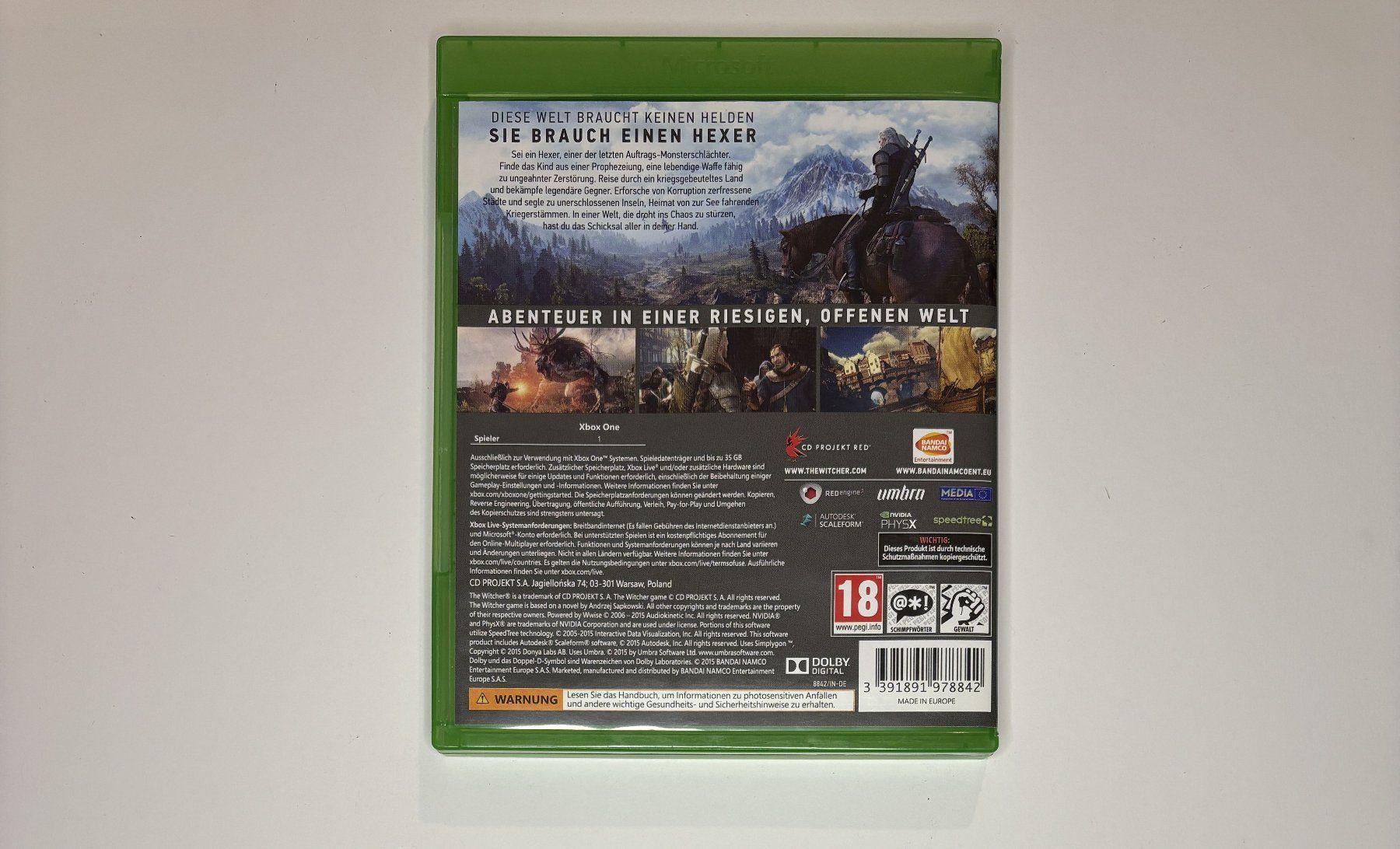 Giochi: XBOX One - The Witcher 3: Wild Hunt – Usato da Allschwil venduto da Bullach 2