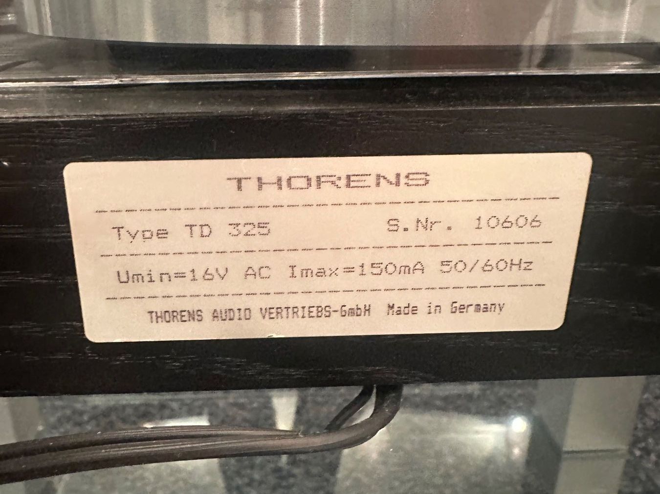 Thorens Giradischi: Thorens TD 325 – Difettoso da Aarau venduto da Bollaar 6