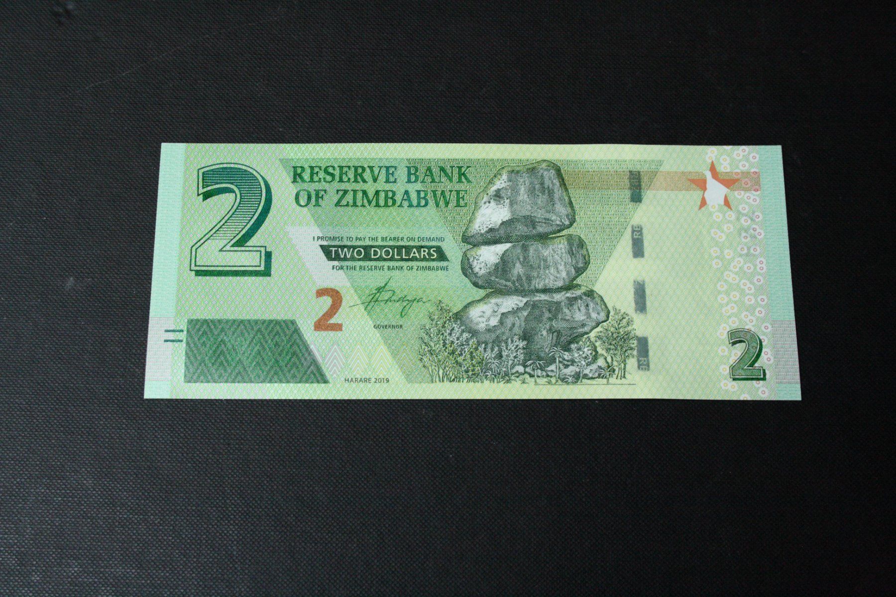 Banconote: UNC Zimbabwe 2 dollars 2019 – Nuovo (secondo la descrizione) da Cormondrèche venduto da Hermes.monnaies 1