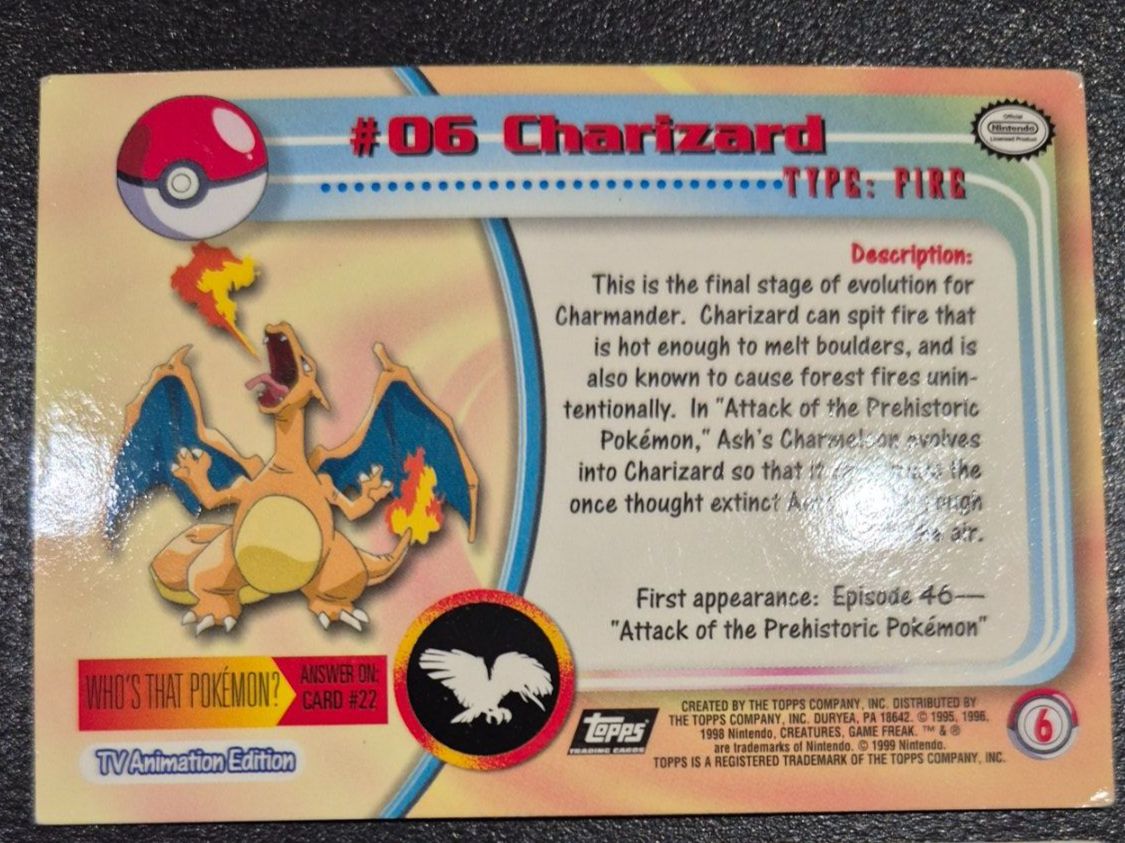 Pokémon Sammelbilder & Trading cards: Pokémon holo Charizard☆ Topps holo – Gebraucht aus Ursy von RetroBebar777 2