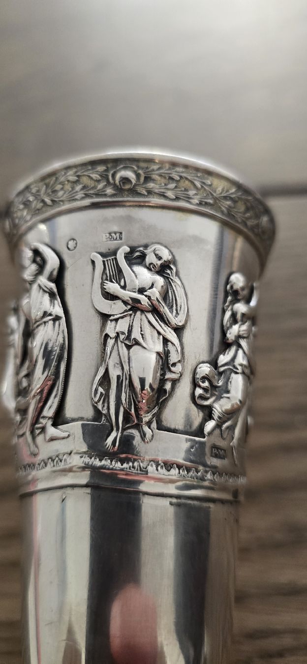 Tutte le decorazioni: Flûte argent 875 dorée Russie 19 eme – Usato da Martigny venduto da pivert03 4
