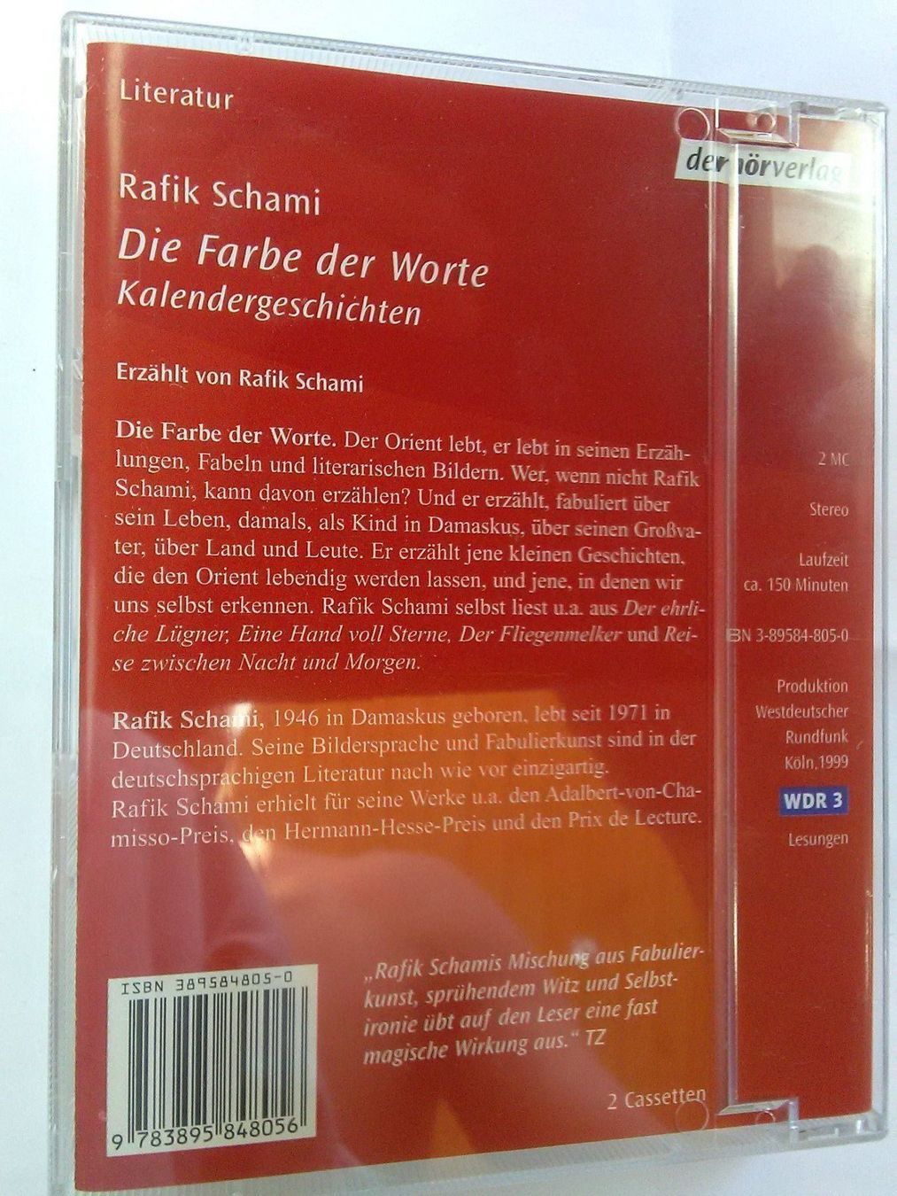 Musicassette: Die Farbe der Wörter - Kalendergeschichten – Usato da St.Galllen venduto da elkaphone 7
