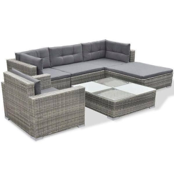 Divani: Garten Lounge Sofa Poly Rattan Liege NEW – Nuovo e nell'imballaggio originale da Viersen venduto da fan-shopmg 5