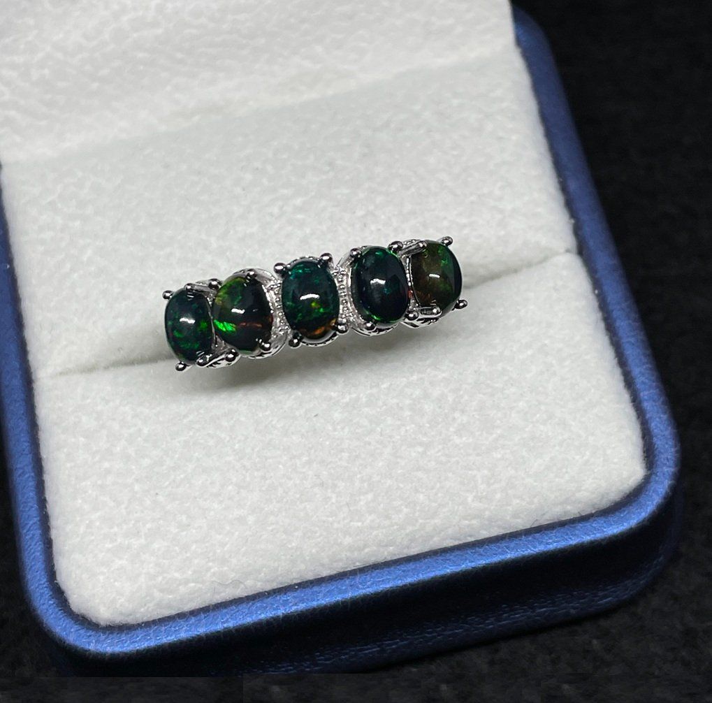 Ringe: Australischer Opal Ring, Silber Gr. 59, verstellbar – Neu (gemäss Beschreibung) aus Thun von Creative-Art-Tess 1