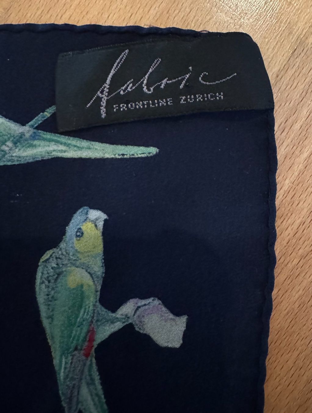 Foulard & Sciarpe: Fabric Frontline Seidentuch "Papageien" – Usato da Zürich venduto da dkazue38 1