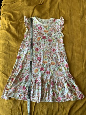 Sommerkleid, Baumwolle, Gr. 128