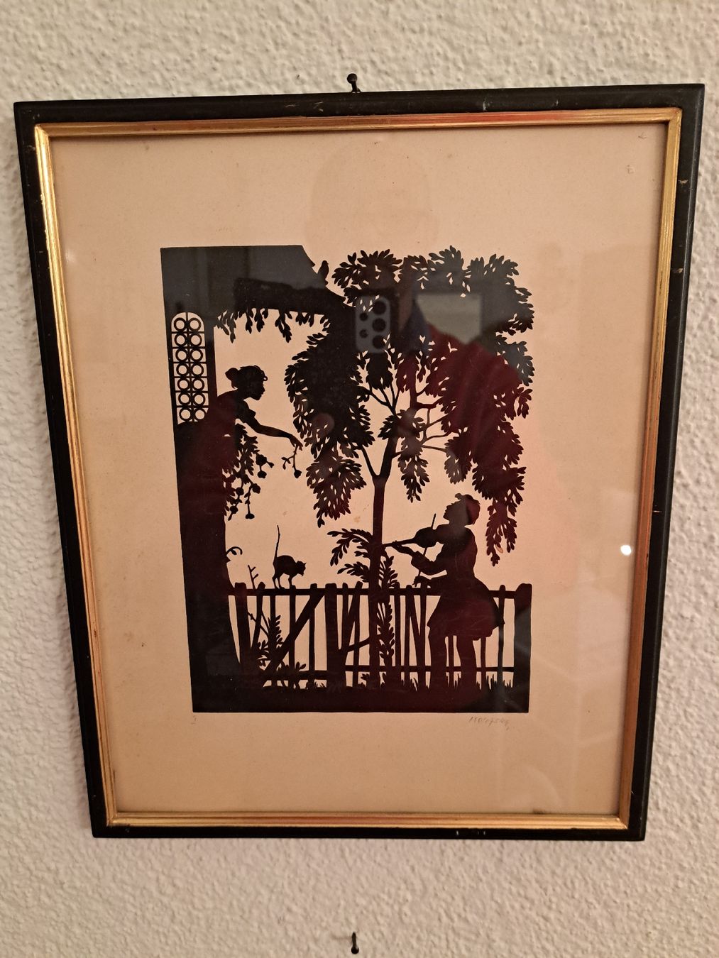 Grafiken & Lithographien: Scherenschnitt Giulietta e Romeo Romeo und Jullia – Gebraucht aus Kölliken von Lieblings-stuecke
