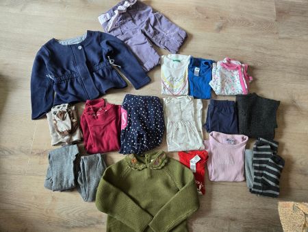 Mädchen Kleiderpaket Gr. 80/86, Top Zustand