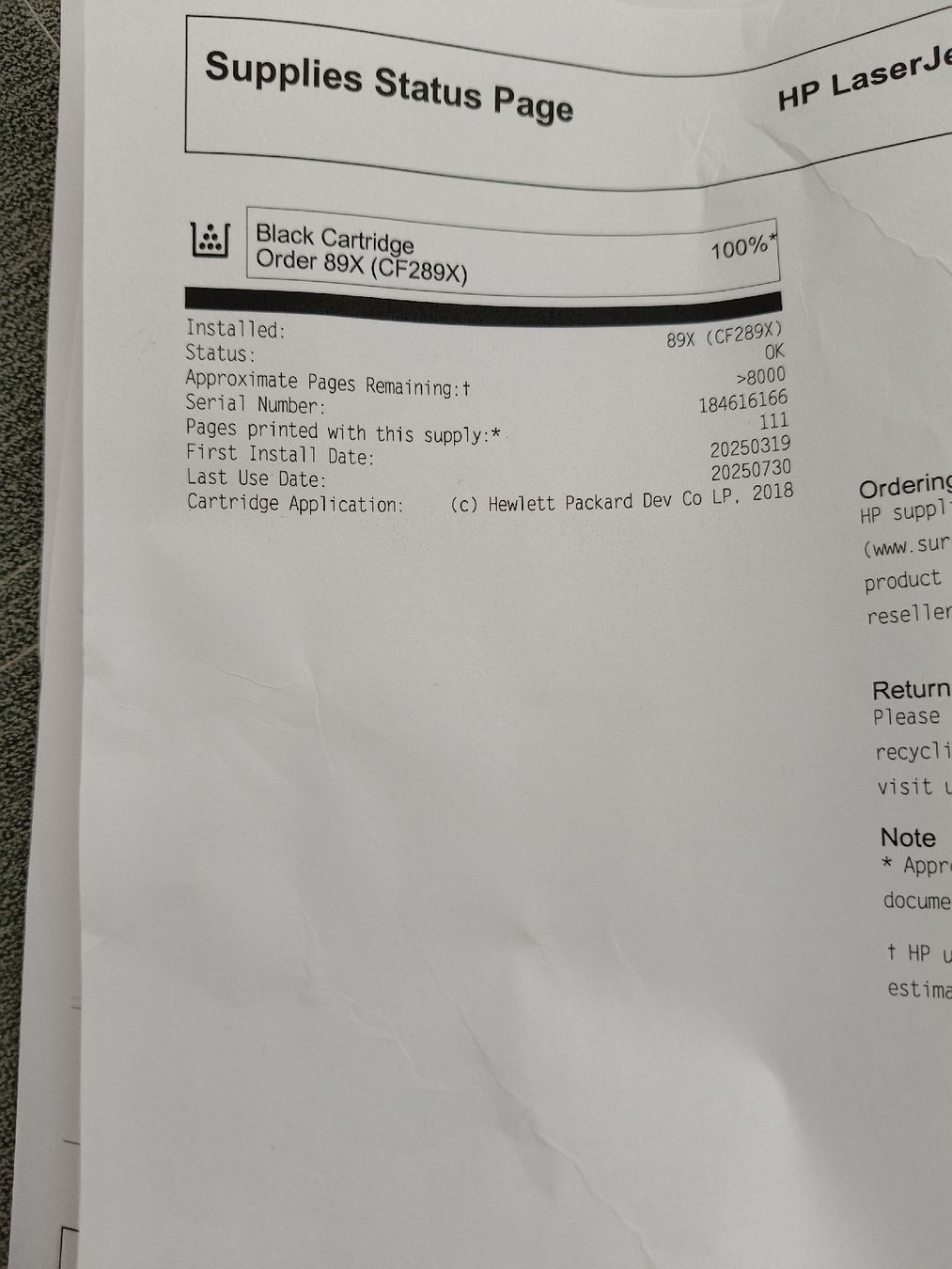Hewlett Packard Stampanti: HP LaserJet M507 Printer with full TONER 8000+ PAGE – Usato da Zürich venduto da sha_vw65 4