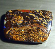 🔥 Boulder Opal Edelstein, Top Schliff, AAA-Rarität...