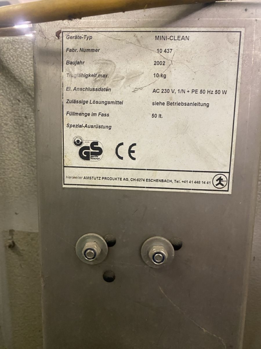 Tutti gli attrezzi: Amstutz Teilereiniger ab 1.- – Usato da Wabern venduto da HK-Design 2