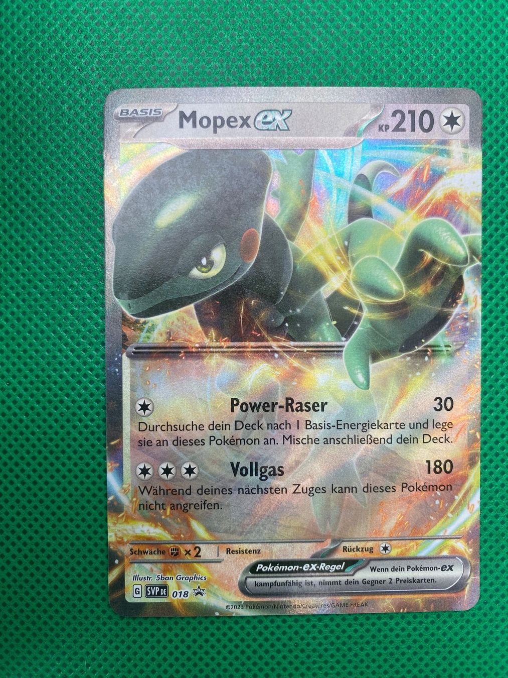 Pokémon Carte collezionabili: Mopex ex (SVP 018) – Usato da Wermatswil venduto da finest112
