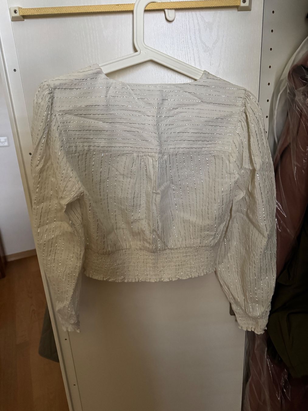 Mini Boden Top: Boden Lurex Smocked Crop Top / Bluse – Nuovo (secondo la descrizione) da Kloten venduto da Capybara123 2