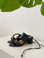 Heels leather sandals & other stories 39