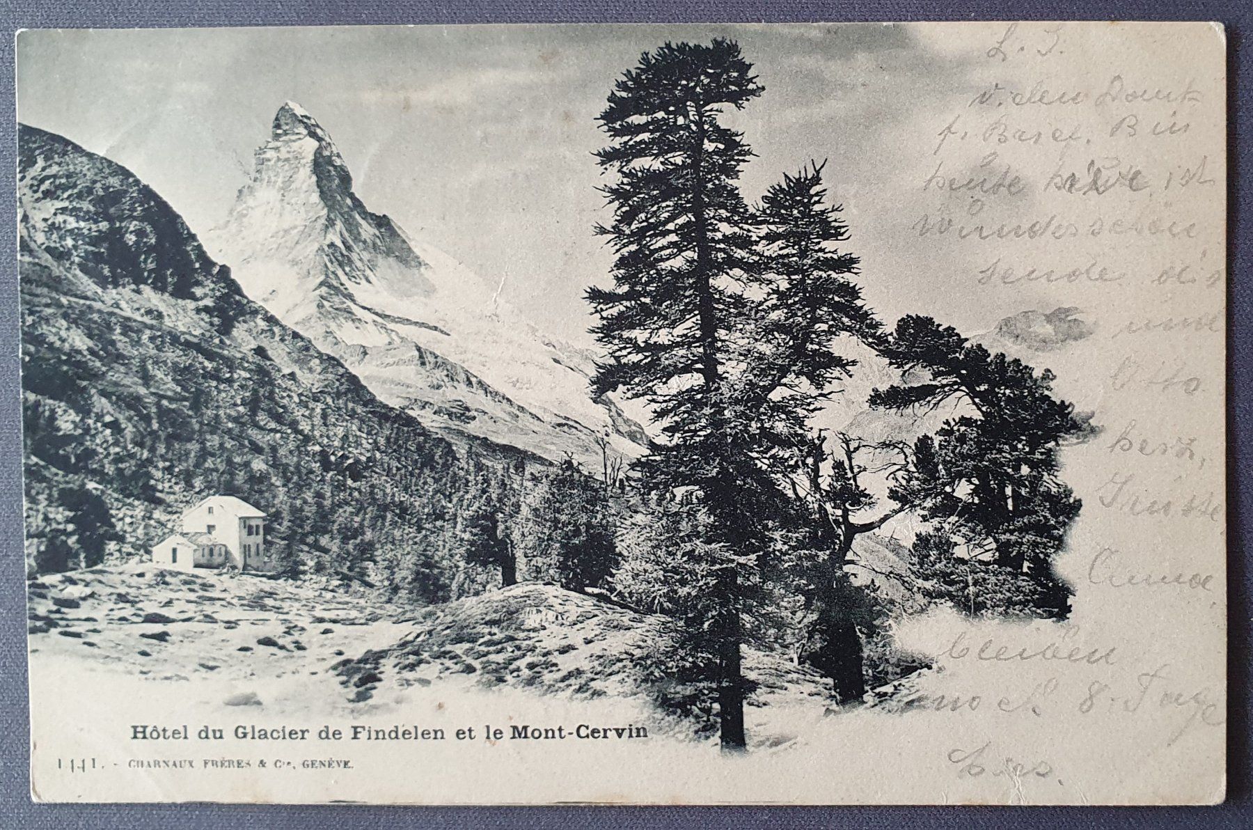 Cartoline postali: Hotel du Glacier de Findelen 1903 – Usato da Kreuzlingen venduto da Rschweiz1