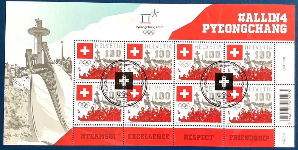 Alle Briefmarken: 2018 - Kleinbogen Winterolympiade PyeongChang ET – Neu (gemäss Beschreibung) aus Liestal von Skunk02