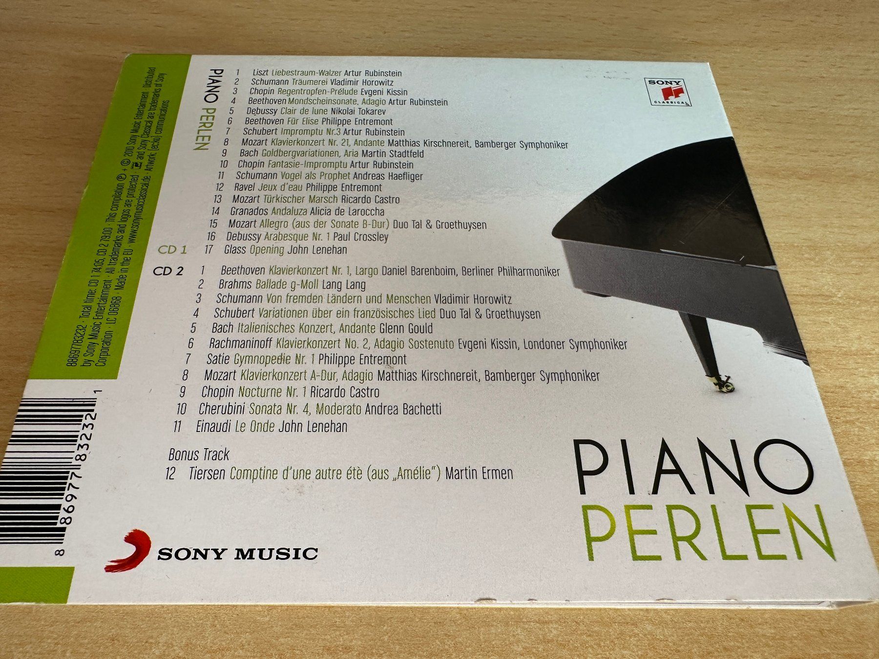CD: Various – Piano Perlen - 2 CD – Usato da Rikon im Tösstal venduto da Alpenmutz 1