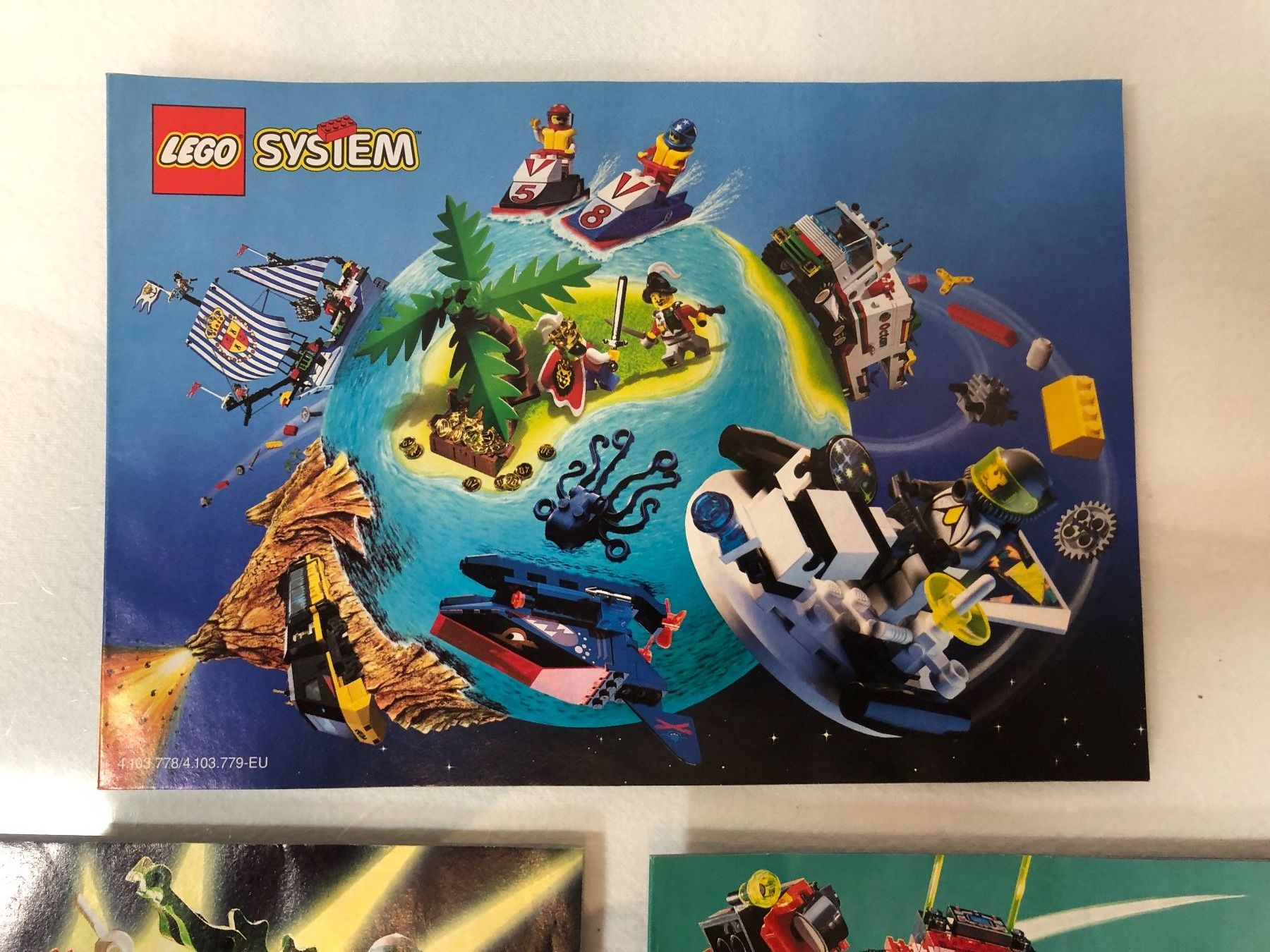 Lego Documenti: LEGO System Prospekte 3 Stück – Usato da Brunnen venduto da Allerwaren 2