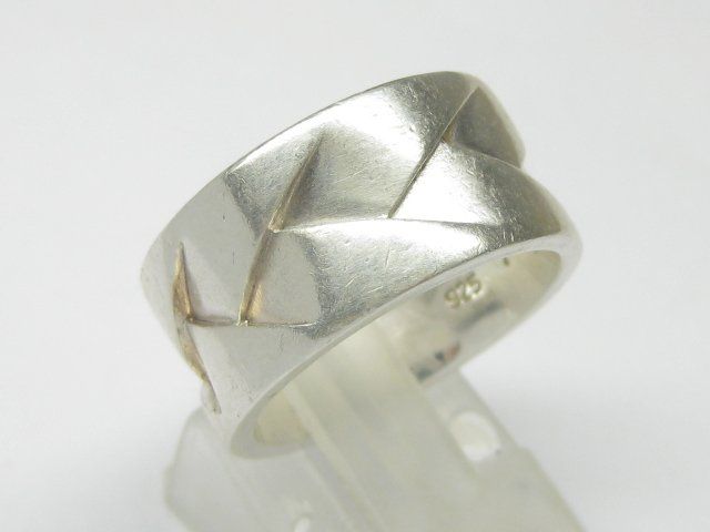 Esprit Anelli: breiter Ring Silber 925 Esprit Zopfmuster Gr. 53 – Usato da Ermatingen venduto da Decovin 3