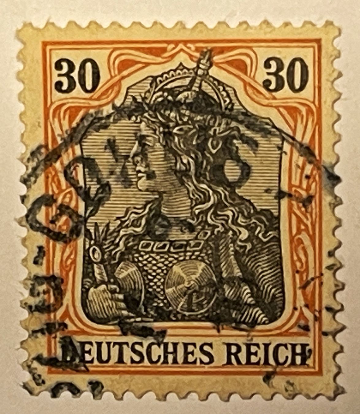 Tutti i francobolli: Deutsches Reich 30 Pfennig – Usato da Oftringen venduto da Vucki 1