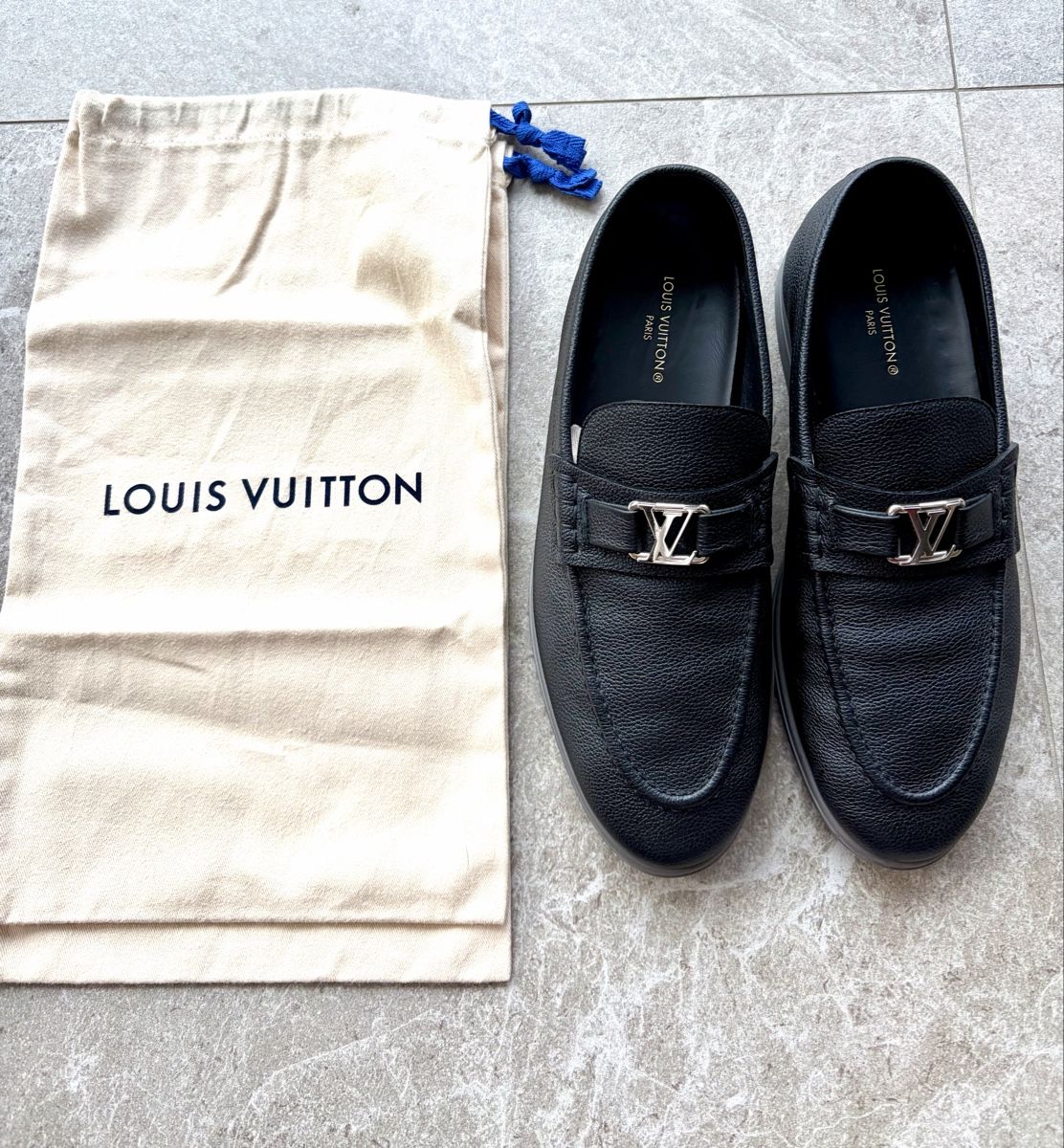 Louis Vuitton Scarpe da uomo: Louis Vuitton Estate Loafers black – Nuovo (secondo la descrizione) da Cologny venduto da sab_xh7v