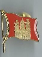 Hamburg Flagge, Pin